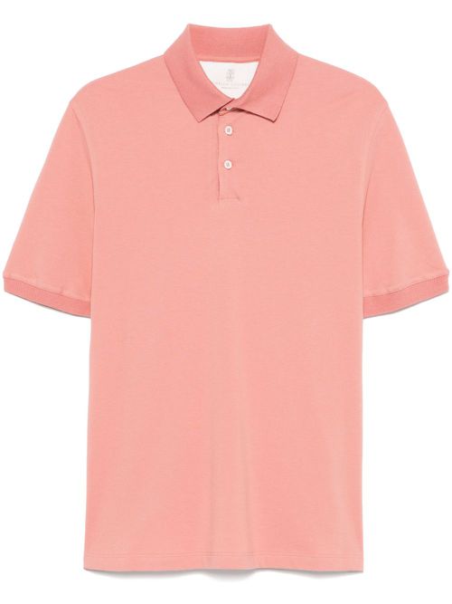 Piqué polo shirt - Pink