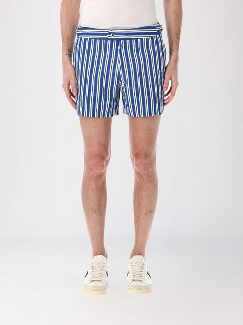 Swimsuit Men color Blue