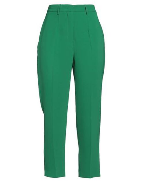 Woman Pants Green Size 2 Polyester, Elastane