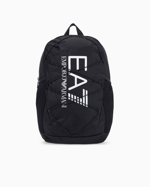 Backpack in coated fabric