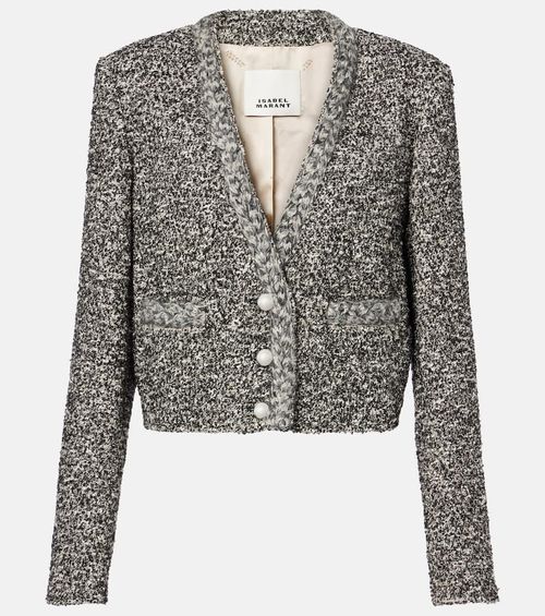 Gwendoline cropped tweed blazer