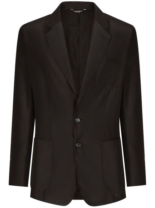 Single-breasted blazer - Blue