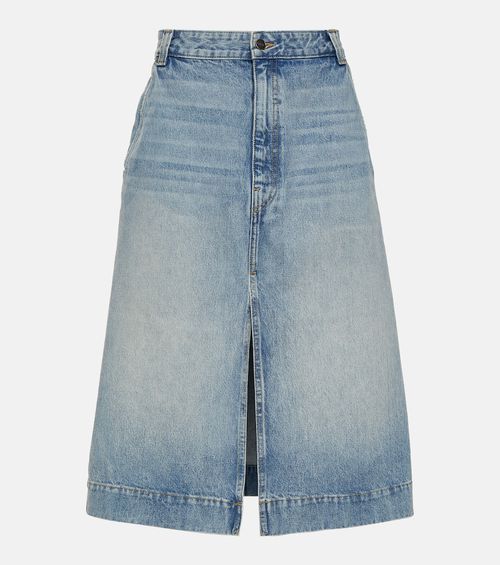 Charlene denim midi skirt