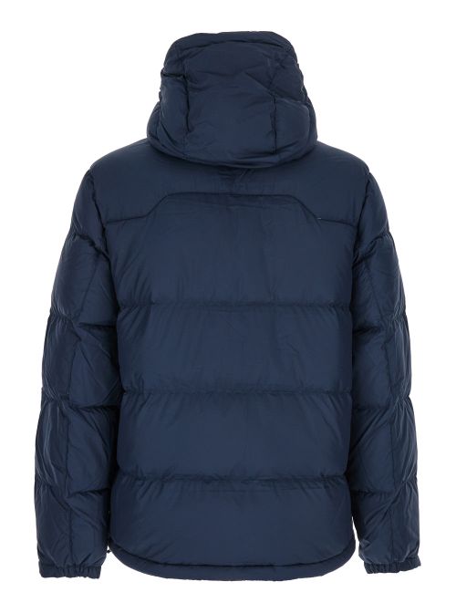 Quilted Down Down Jacket — Navy