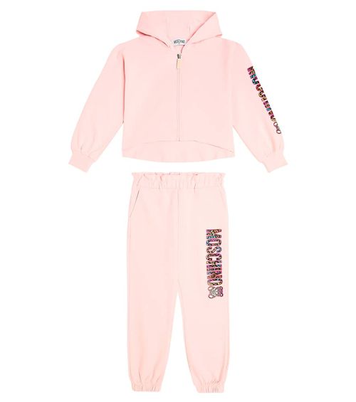 Cotton-blend jersey tracksuit