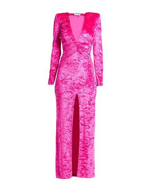 Woman Maxi dress Fuchsia Size 8 Polyamide, Elastane