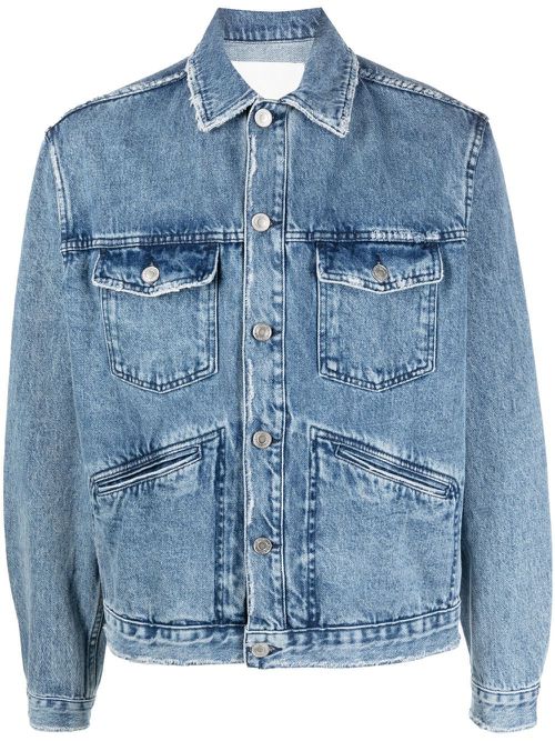 Jango logo denim jacket - Blue
