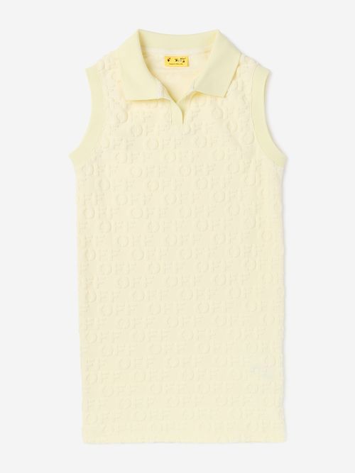 Girls Off AO Tery Polo Dress in Yellow 10 Years By Childsplay Clothing