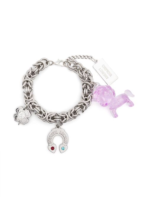 Charm-detail bracelet - Silver