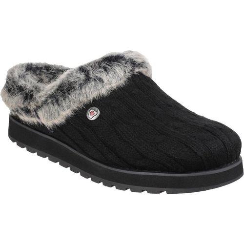 Skechers Womens Keepsakes Ice Angel 31204-Blk Black Slip on Shoe