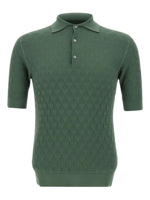 Short-sleeve polo shirt - Green