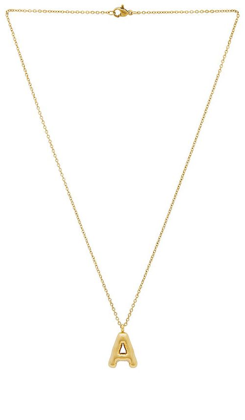 Petit moments HALSKETTE BUBBLE in Metallic Gold. Größe V. Also in A, B, C, D, E, F, G, H, I, J, K, L, M, N, O, P, R, S, T