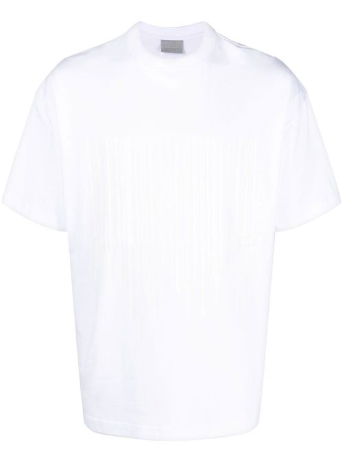 Dripping-Barcode T-shirt - White