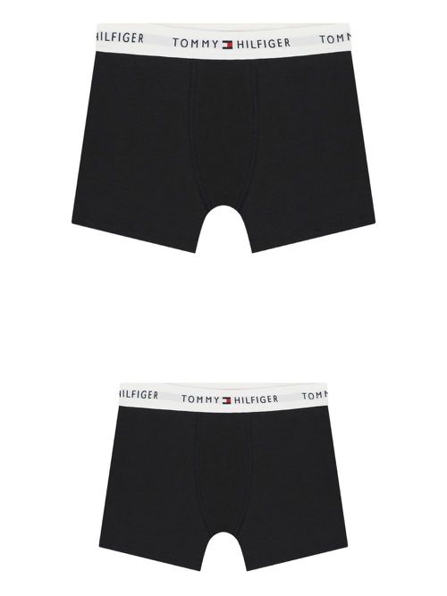 Elasticated waistband boxer shorts - Black
