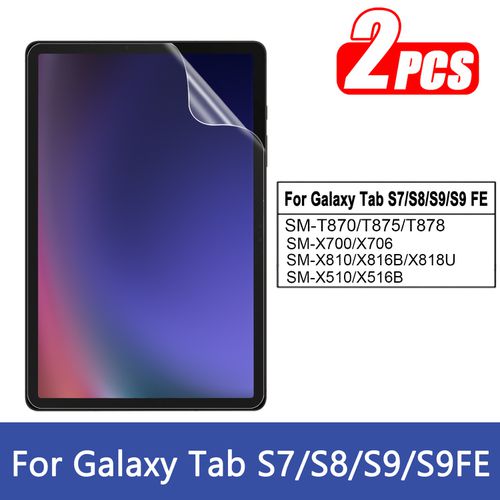 TEMU 2pcs Paper Feel Screen Protector For For Tab S5e/s6/s6 Lite/s7/s8/s9/s9 Fe/s10 Fe 2025 Matte Soft Film, Compatible With For Tab A 8.0/10
