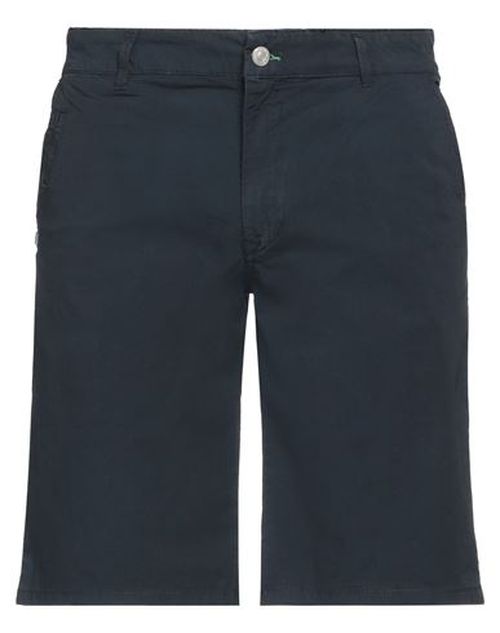 Man Shorts & Bermuda Shorts Midnight blue Size 28 Cotton, Elastane