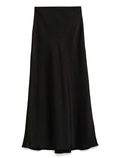 Goen.J bias-cut skirt - Black