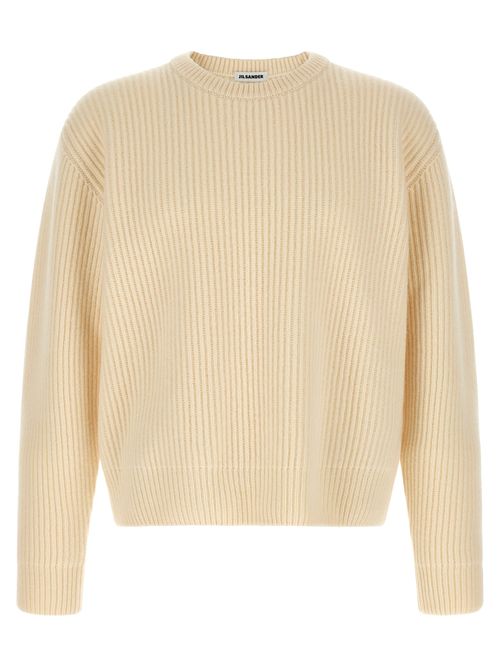 Fisherman's Rib Sweater — White