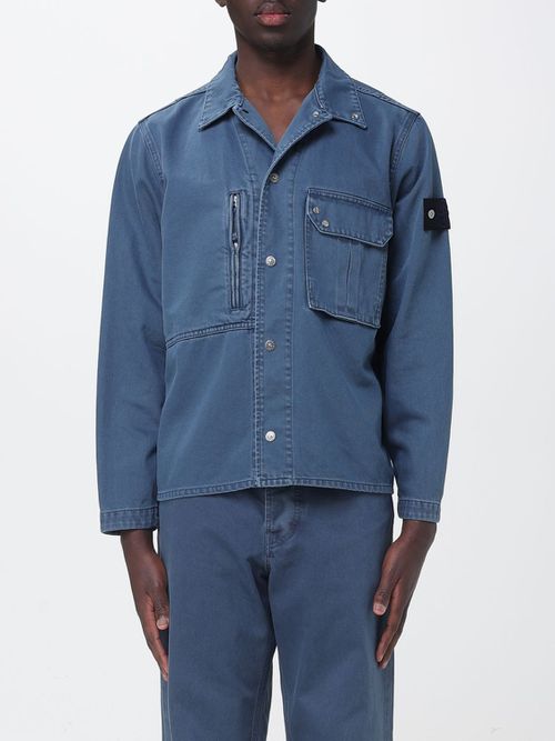 Shirt Men color Indigo