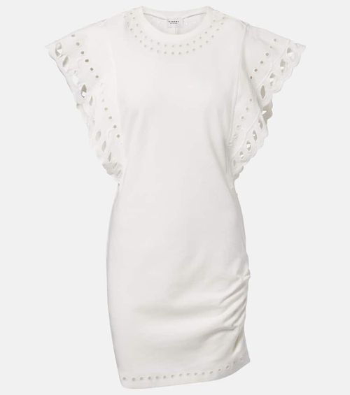 Orlane embroidered cotton minidress