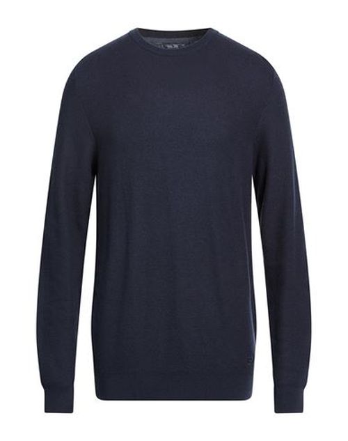 Jeans Man Sweater Navy Size 3XL Acrylic, Nylon