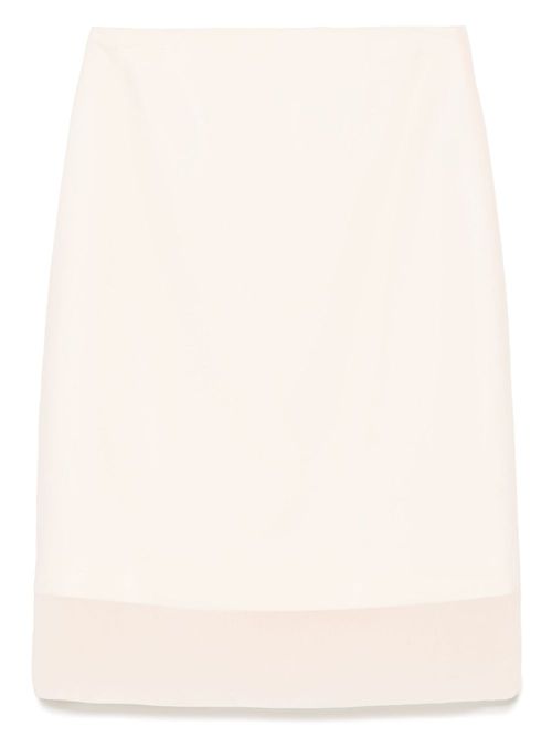 Manuel Ritz georgette midi skirt - Neutrals
