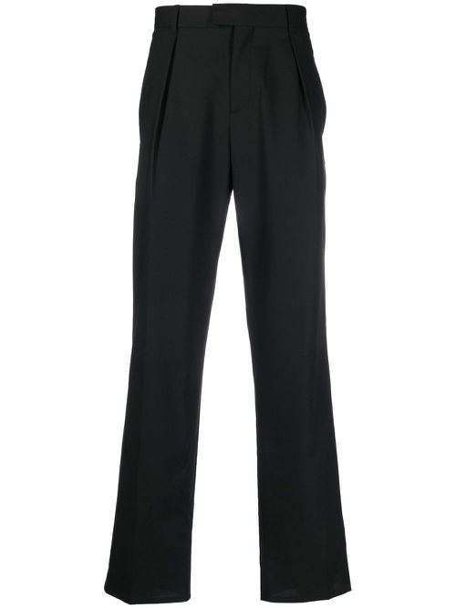 Tailored ankle-length trousers - Black