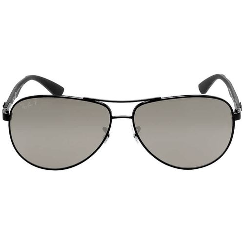 Polarized Grey Mirror Aviator Mens Sunglasses RB8313 002/K7