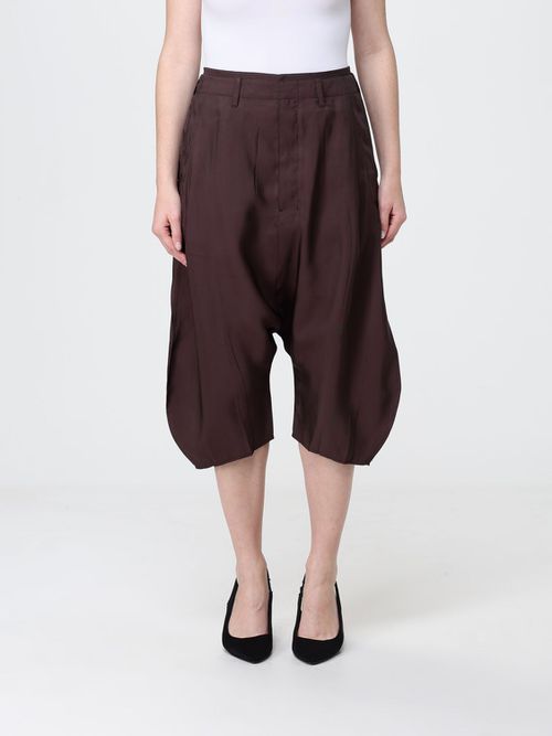 Pants Woman color Brown