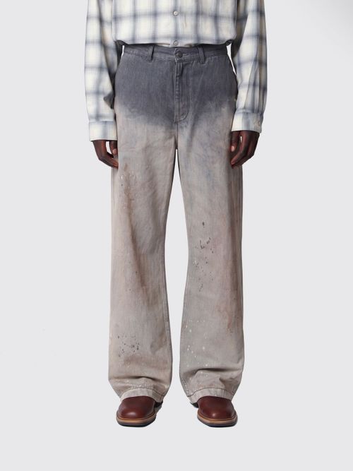 Jeans Men color Grey