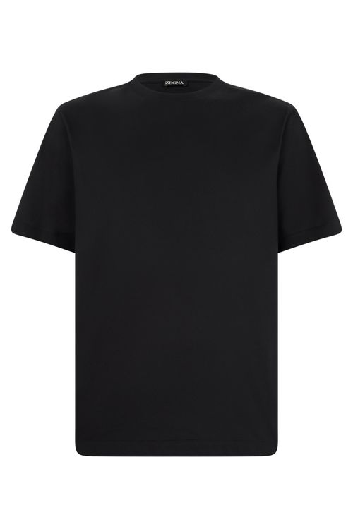 Black Cotton T-shirt