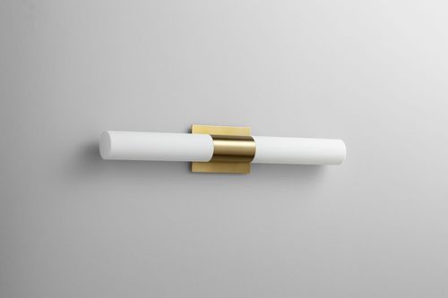 Oxygen Magneta Bathroom Vanity Light in Aged Bras