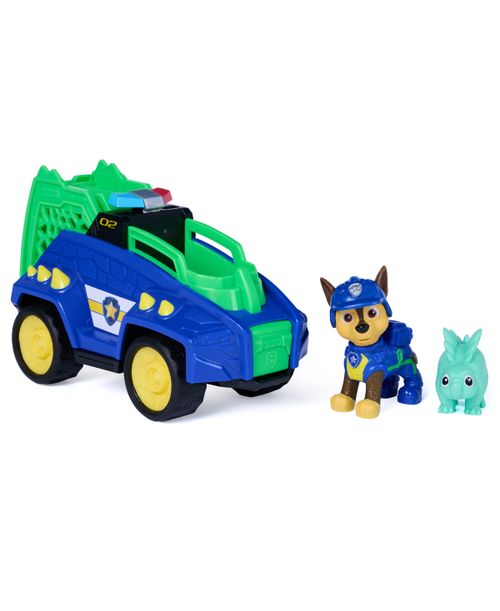 Dino Theme Chase's Rescue Cruiser Spring-Loaded Rescue Claw Vehicle