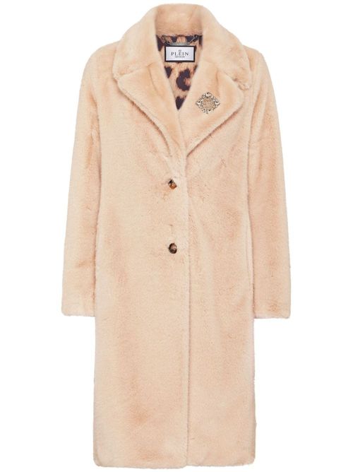 Faux fur coat - Neutrals