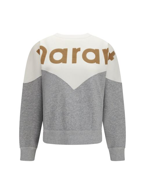Logo-Print Cotton-Blend Sweatshirt — Gray