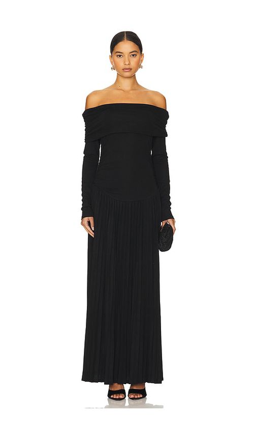 LIONESS MAXIKLEID FIELD OF DREAMS in Black. Größe XS. Also in