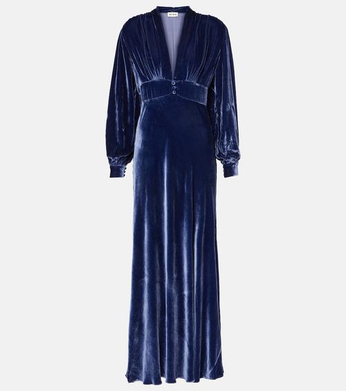 Emery velvet maxi dress