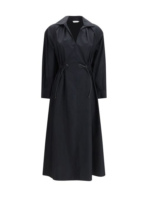 Pedaggi Midi Dress — Black