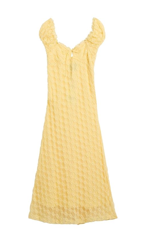 Bardot Junior Claudine Lace Dress in Yellow. - 4/5 also /14, 6/7