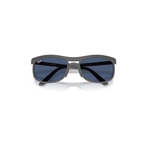 Ray-Ban Rb4452 Liteforce Sunglasses Sand Grey Frame Blue Lenses 59-20