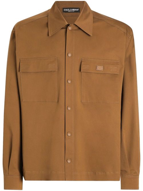 Long-sleeved shirt - Brown