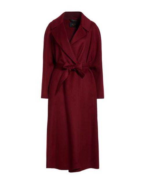 Paltò Fabbrica Woman Coat Burgundy Size 8 Wool