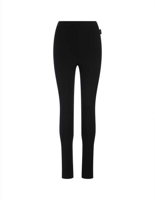 Black Jersey Leggings