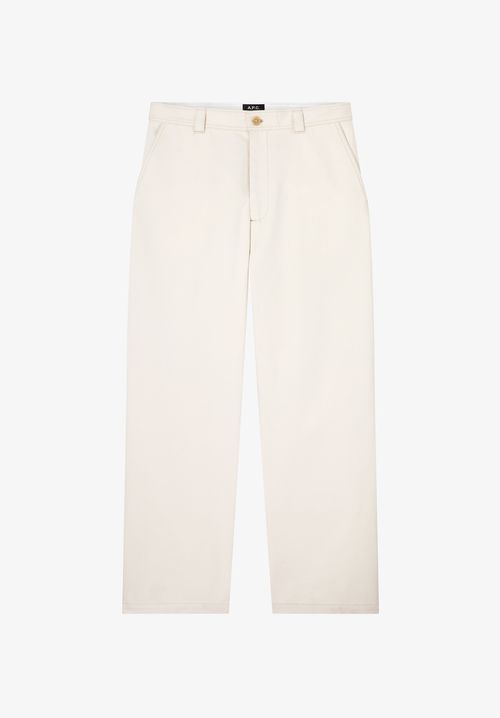 A. P.C. Men's Dan chinos Size: 44 in Chalk