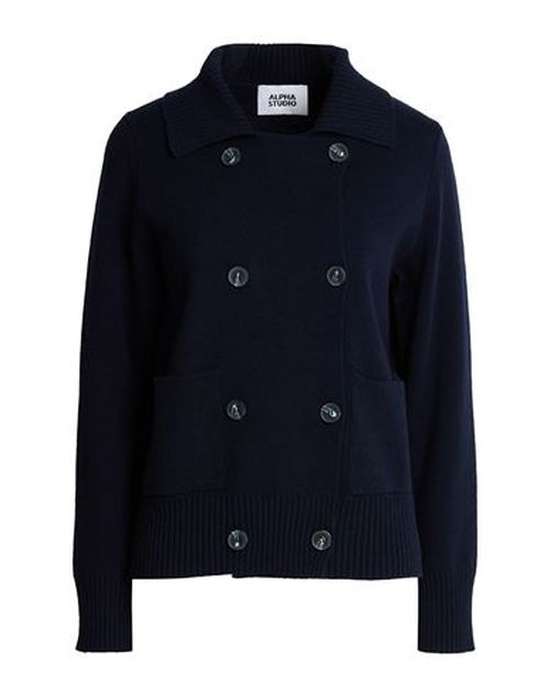 Woman Cardigan Navy Size 4 Wool