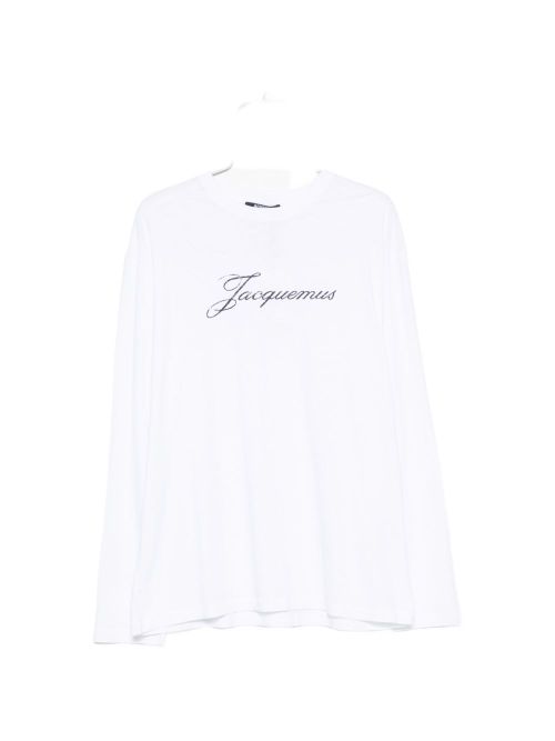 Logo Embroidered T-Shirt — White