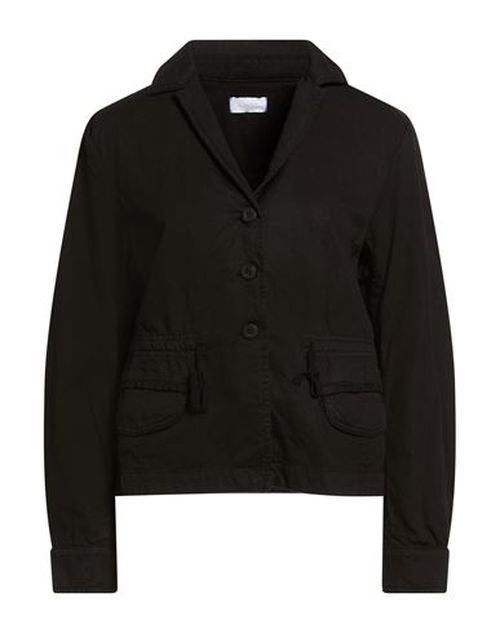 Woman Jacket Black Size S Cotton, Linen, Elastane