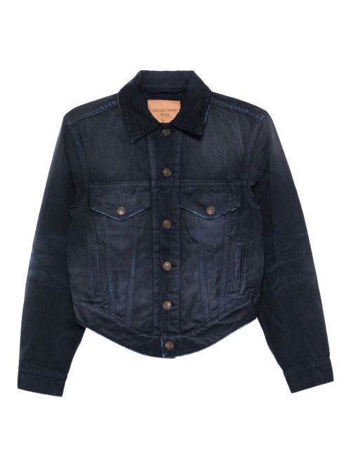 Curved Waistband Jacket