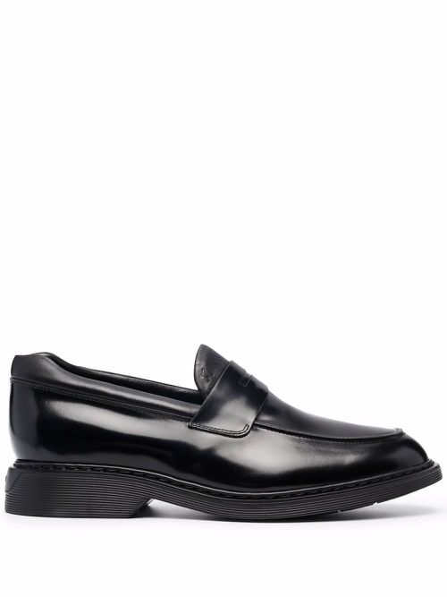 H576 low-heel loafers - Black