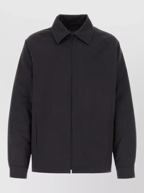 The Row - cotton blend pulp jacket long sleeve